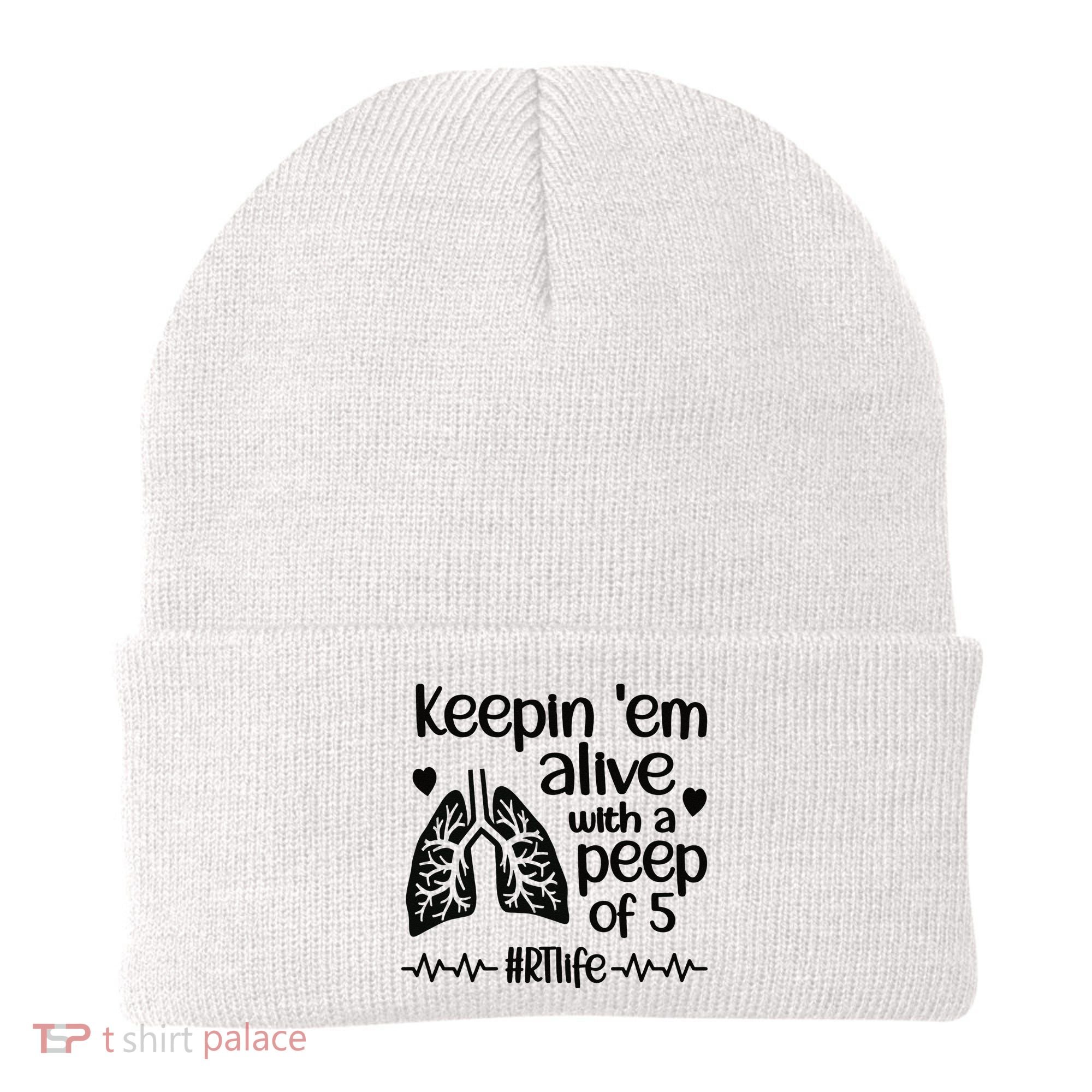 Funny RT Life Respiratory Therapist Respiratory Therapy Beanie
