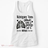 Funny RT Life Respiratory Therapist Respiratory Therapy Women's Tank Top thumb 0