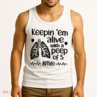 Funny RT Life Respiratory Therapist Respiratory Therapy Tank Top thumb 3
