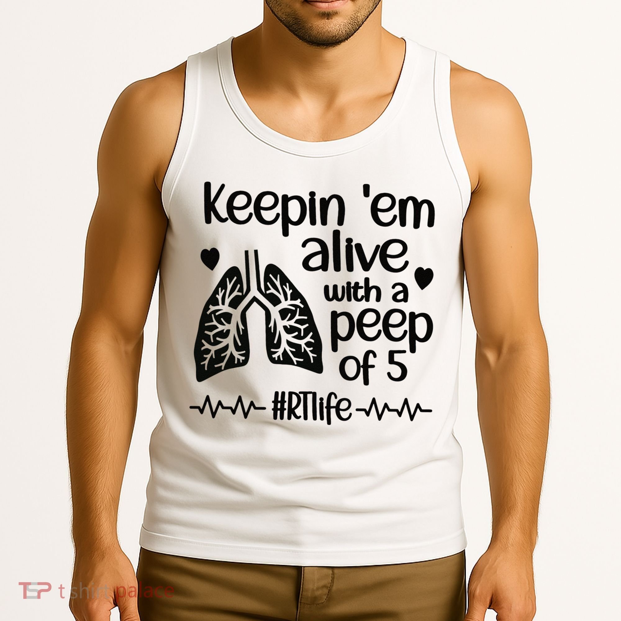 Funny RT Life Respiratory Therapist Respiratory Therapy Tank Top