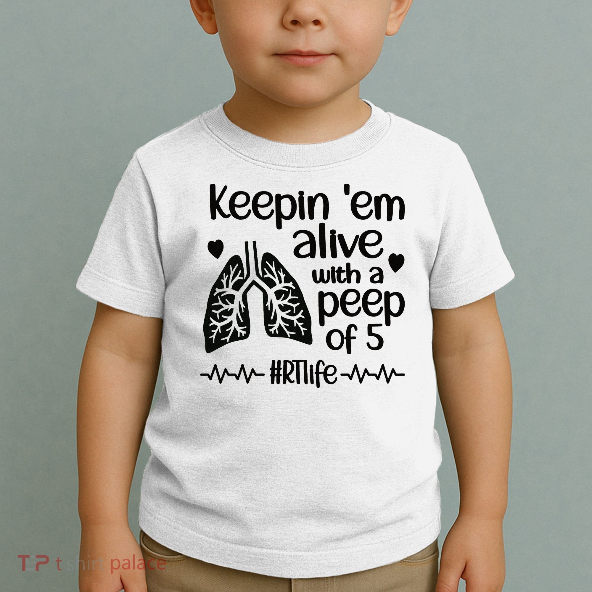 Funny RT Life Respiratory Therapist Respiratory Therapy Toddler T-Shirt
