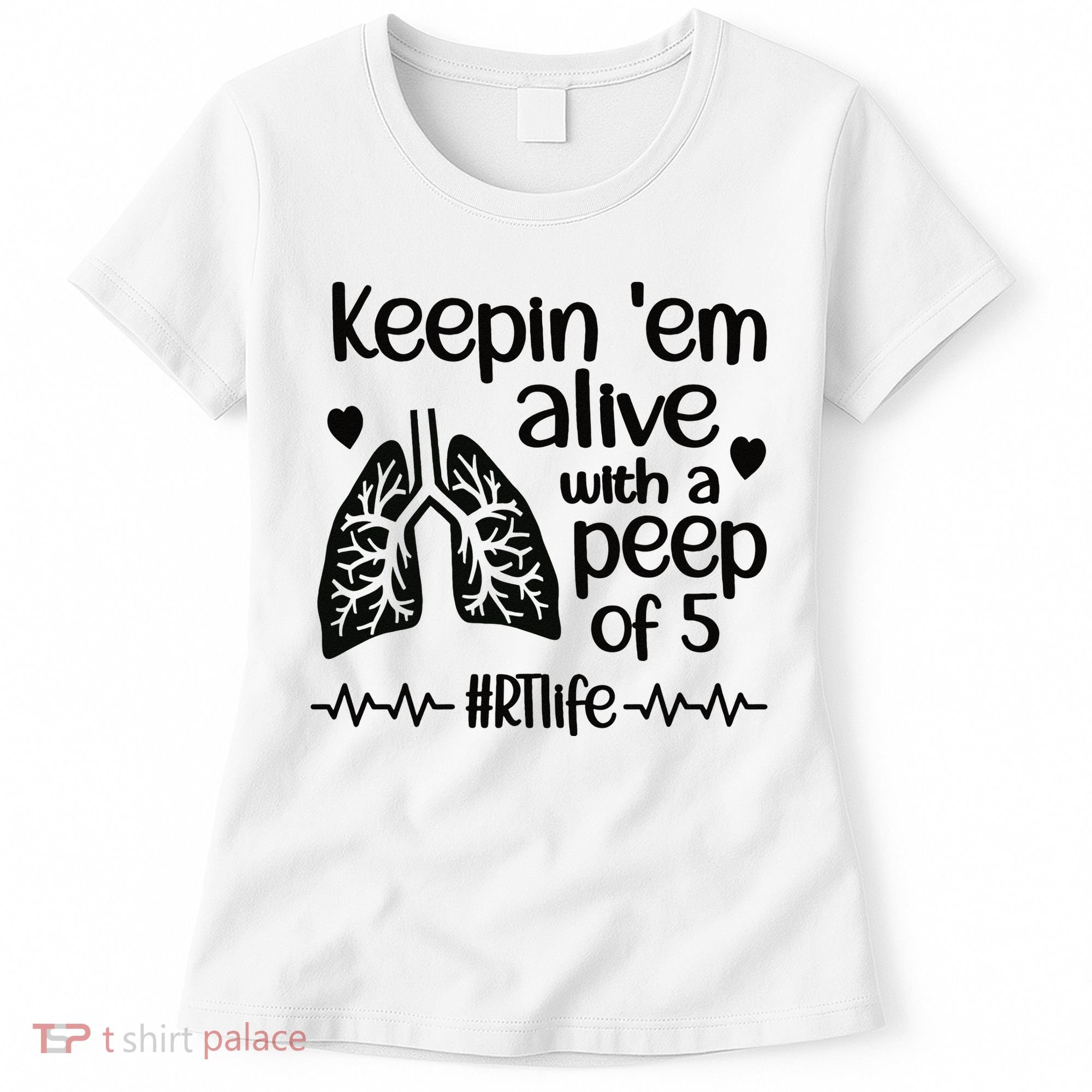 Funny RT Life Respiratory Therapist Respiratory Therapy Women's T-Shirt