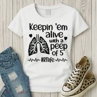 Funny RT Life Respiratory Therapist Respiratory Therapy Women's T-Shirt thumb 3