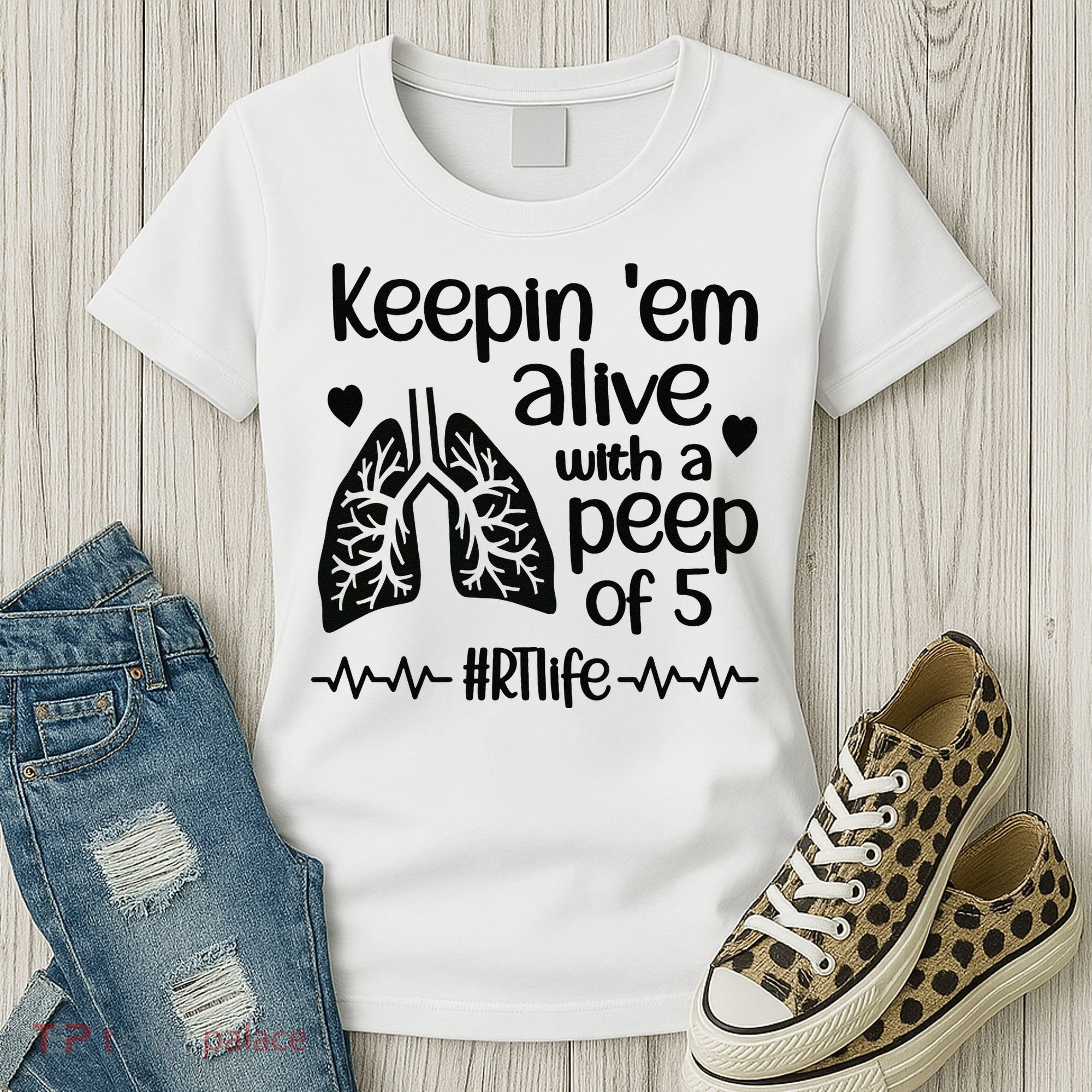 Funny RT Life Respiratory Therapist Respiratory Therapy Women's T-Shirt
