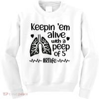 Funny RT Life Respiratory Therapist Respiratory Therapy Kids Sweatshirt thumb 0