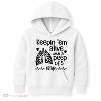 Funny RT Life Respiratory Therapist Respiratory Therapy Kids Hoodie thumb 0