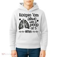 Funny RT Life Respiratory Therapist Respiratory Therapy Kids Hoodie thumb 4