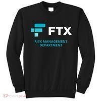 FTX Risk Management Department Fun Idea Sweatshirt thumb 0