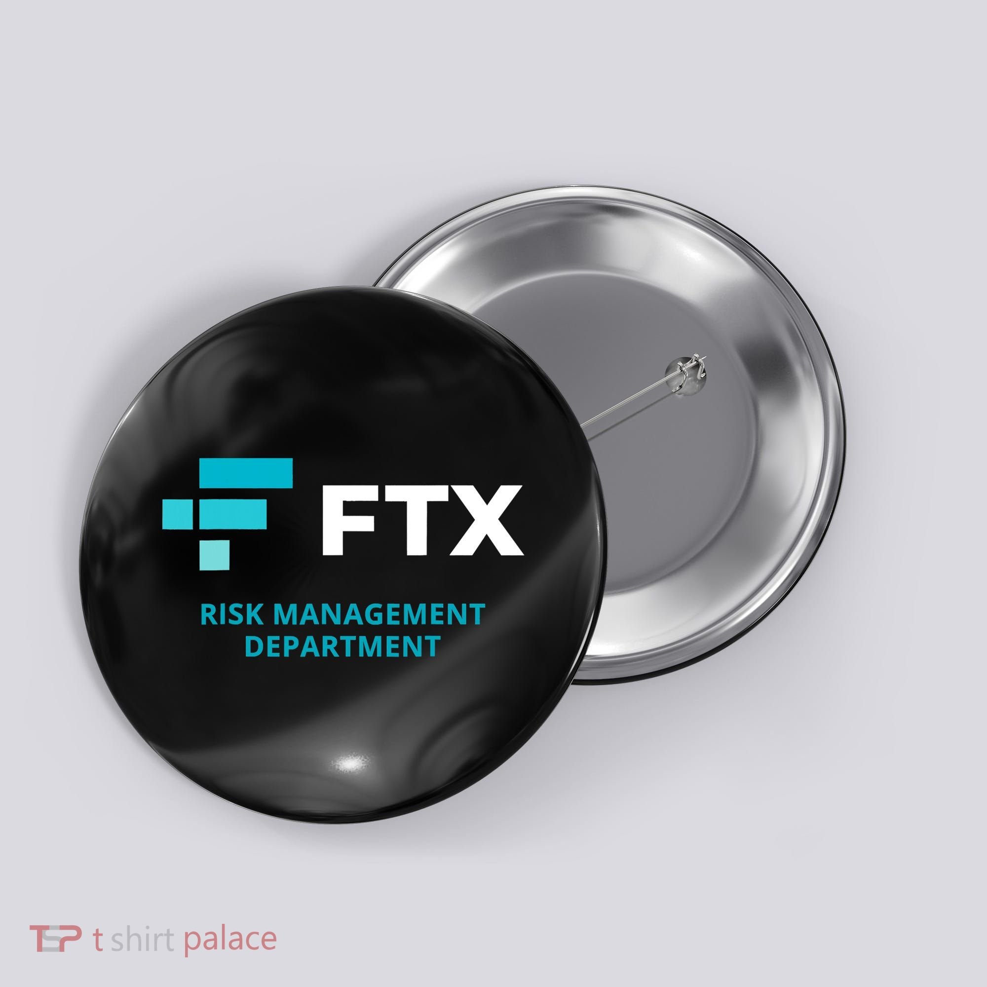 FTX Risk Management Department Fun Idea Button