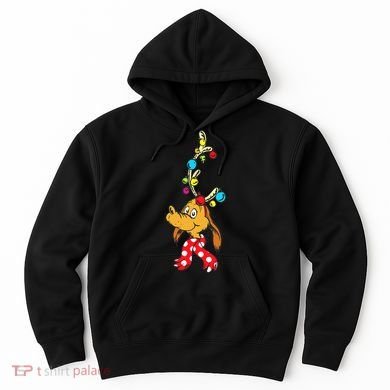 Funny Reindeer Max Dog Christmas  Hoodie