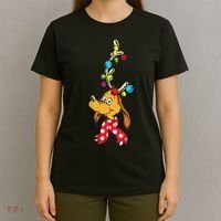 Funny Reindeer Max Dog Christmas  T-Shirt thumb 4