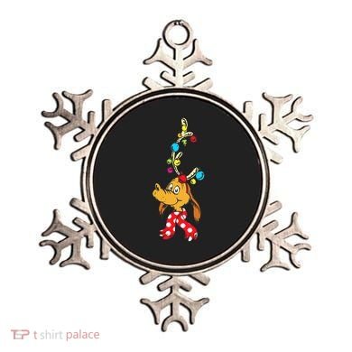 Funny Reindeer Max Dog Christmas  Ornament