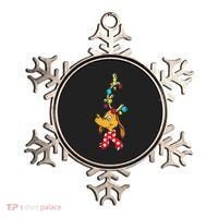 Funny Reindeer Max Dog Christmas  Ornament thumb 0