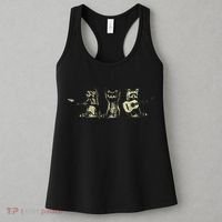 Funny Raccoon Music Band Electric Acoustic Guitar Racoons Women's Tank Top thumb 3