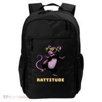 Funny Rat Meme Rattitude Rat Sunglasses Dancing Backpack thumb 0