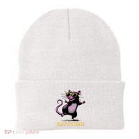 Funny Rat Meme Rattitude Rat Sunglasses Dancing Beanie thumb 0