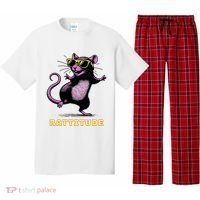 Funny Rat Meme Rattitude Rat Sunglasses Dancing Pajama Set thumb 0
