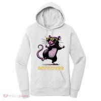 Funny Rat Meme Rattitude Rat Sunglasses Dancing Women's Hoodie thumb 0