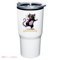 Funny Rat Meme Rattitude Rat Sunglasses Dancing Tumbler thumb 0