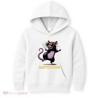 Funny Rat Meme Rattitude Rat Sunglasses Dancing Kids Hoodie thumb 0