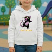 Funny Rat Meme Rattitude Rat Sunglasses Dancing Kids Hoodie thumb 3