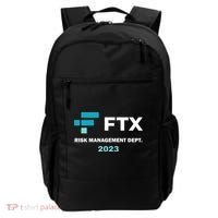 FTX Risk Management Dept 2023 Trading Trader Funny Gift Backpack thumb 0