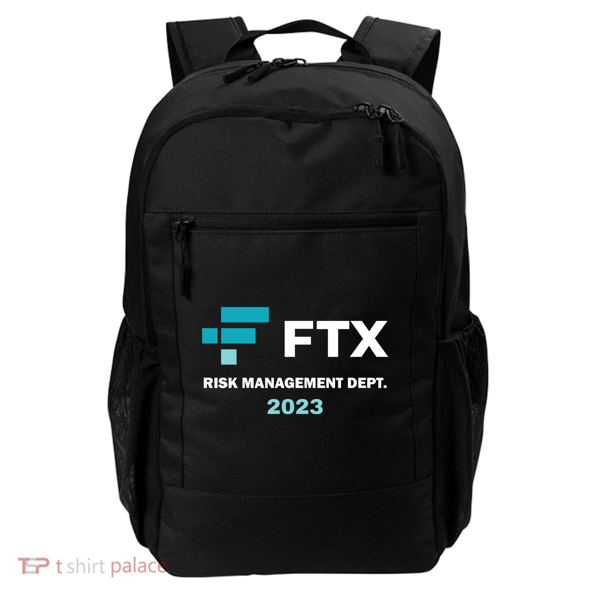 FTX Risk Management Dept 2023 Trading Trader Funny Gift Backpack
