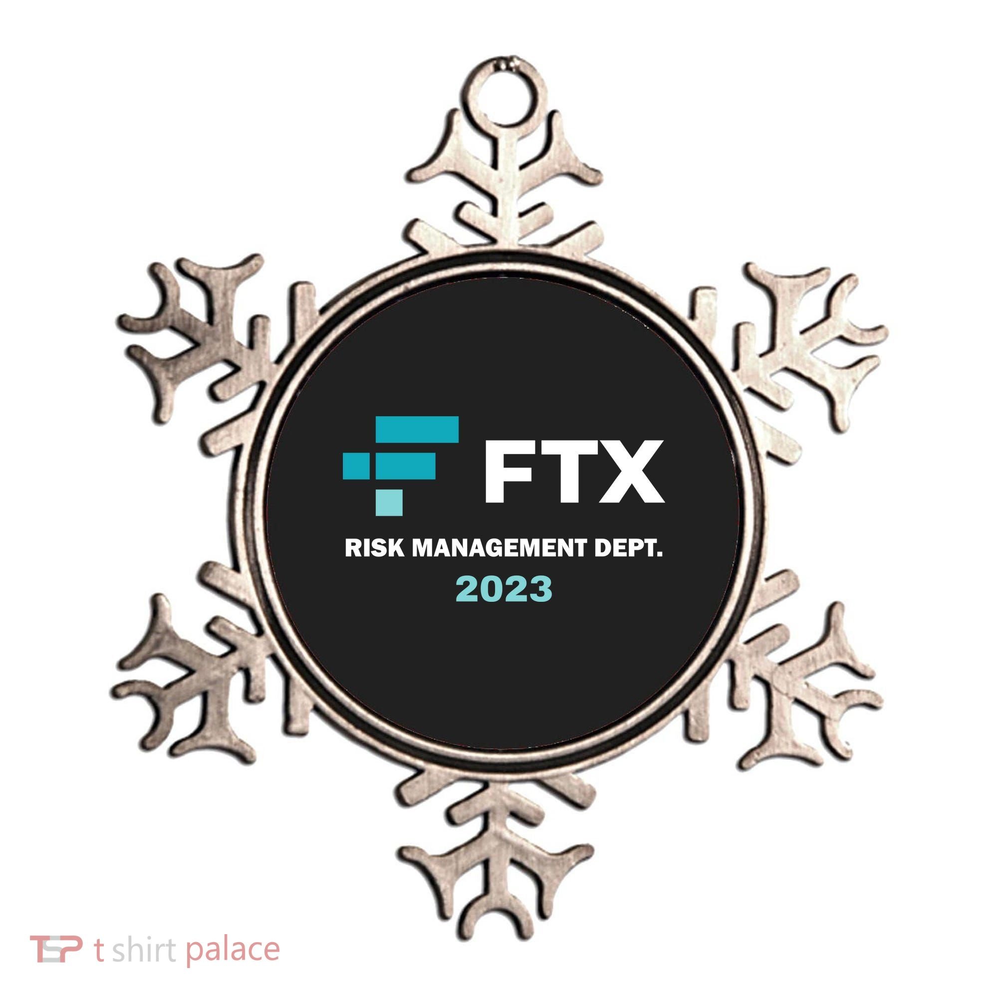 FTX Risk Management Dept 2023 Trading Trader Funny Gift Ornament