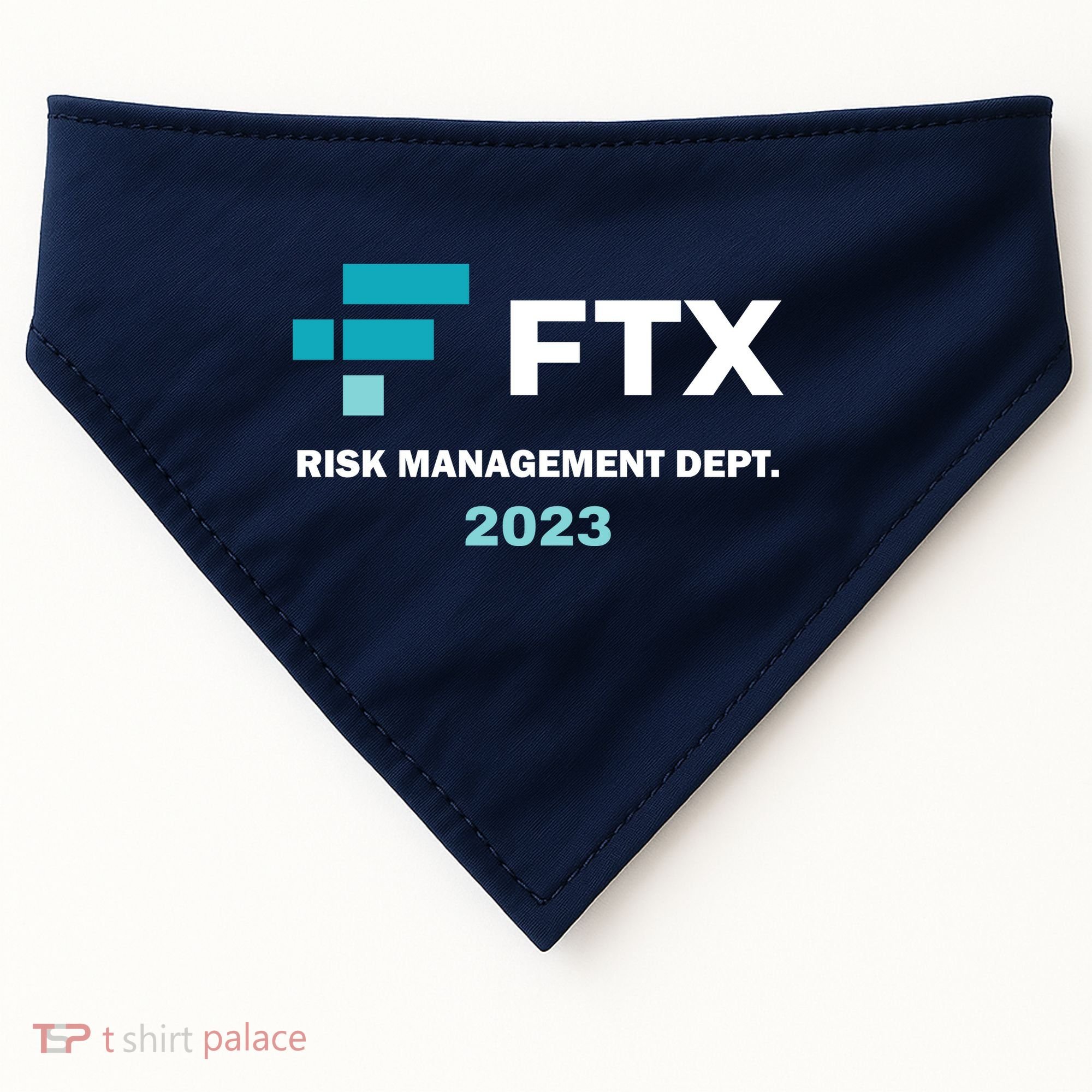 FTX Risk Management Dept 2023 Trading Trader Funny Gift USA-Made Doggie Bandana