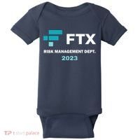 FTX Risk Management Dept 2023 Trading Trader Funny Gift Baby Bodysuit thumb 0