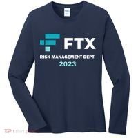 FTX Risk Management Dept 2023 Trading Trader Funny Gift Women's Long Sleeve Shirt thumb 0