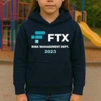 FTX Risk Management Dept 2023 Trading Trader Funny Gift Kids Hoodie thumb 3