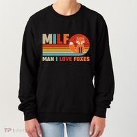 Funny Retro MILF Man I Love Foxes Women's Sweatshirt thumb 0