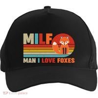 Funny Retro MILF Man I Love Foxes Five-Panel Snapback Cap thumb 0