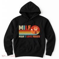 Funny Retro MILF Man I Love Foxes Hoodie thumb 0