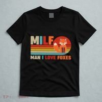 Funny Retro MILF Man I Love Foxes T-Shirt thumb 5