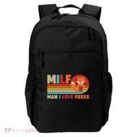 Funny Retro MILF Man I Love Foxes Backpack thumb 0
