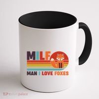 Funny Retro MILF Man I Love Foxes Coffee Mug thumb 1