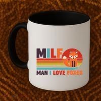 Funny Retro MILF Man I Love Foxes Coffee Mug thumb 2