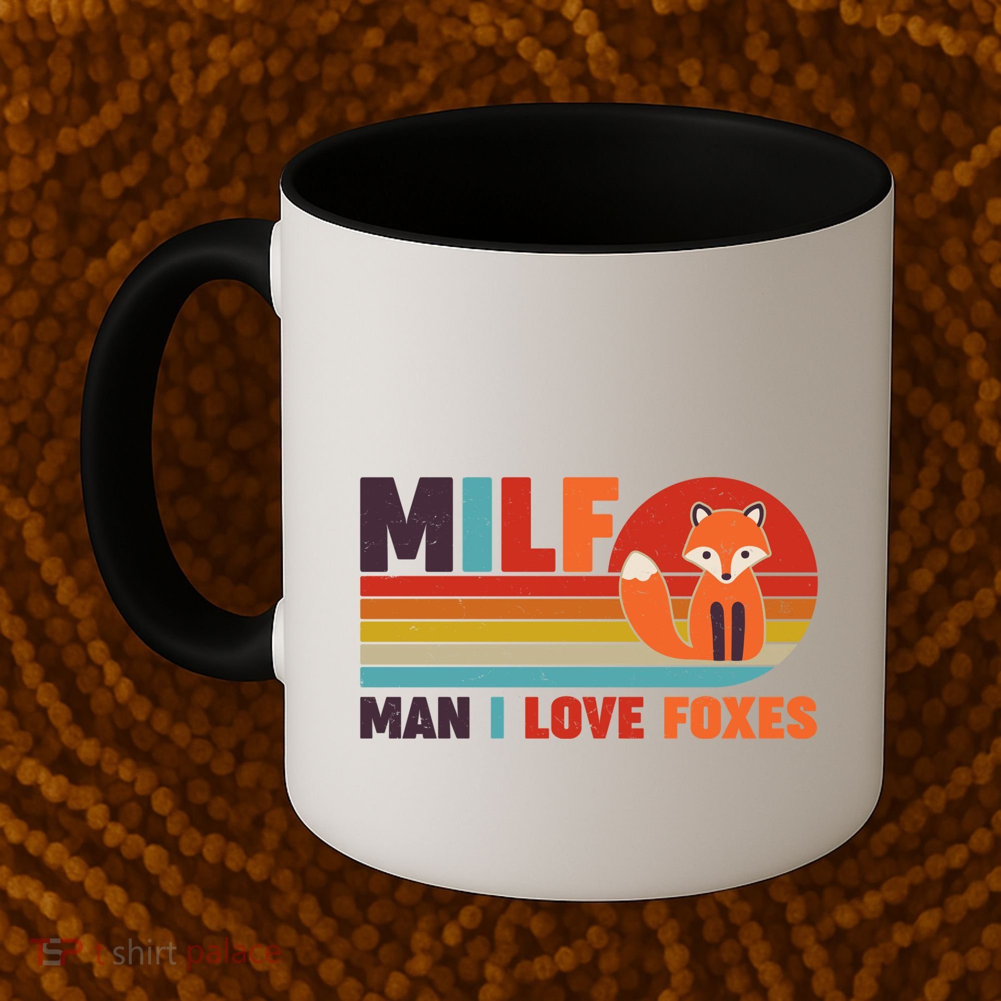 Funny Retro MILF Man I Love Foxes Coffee Mug