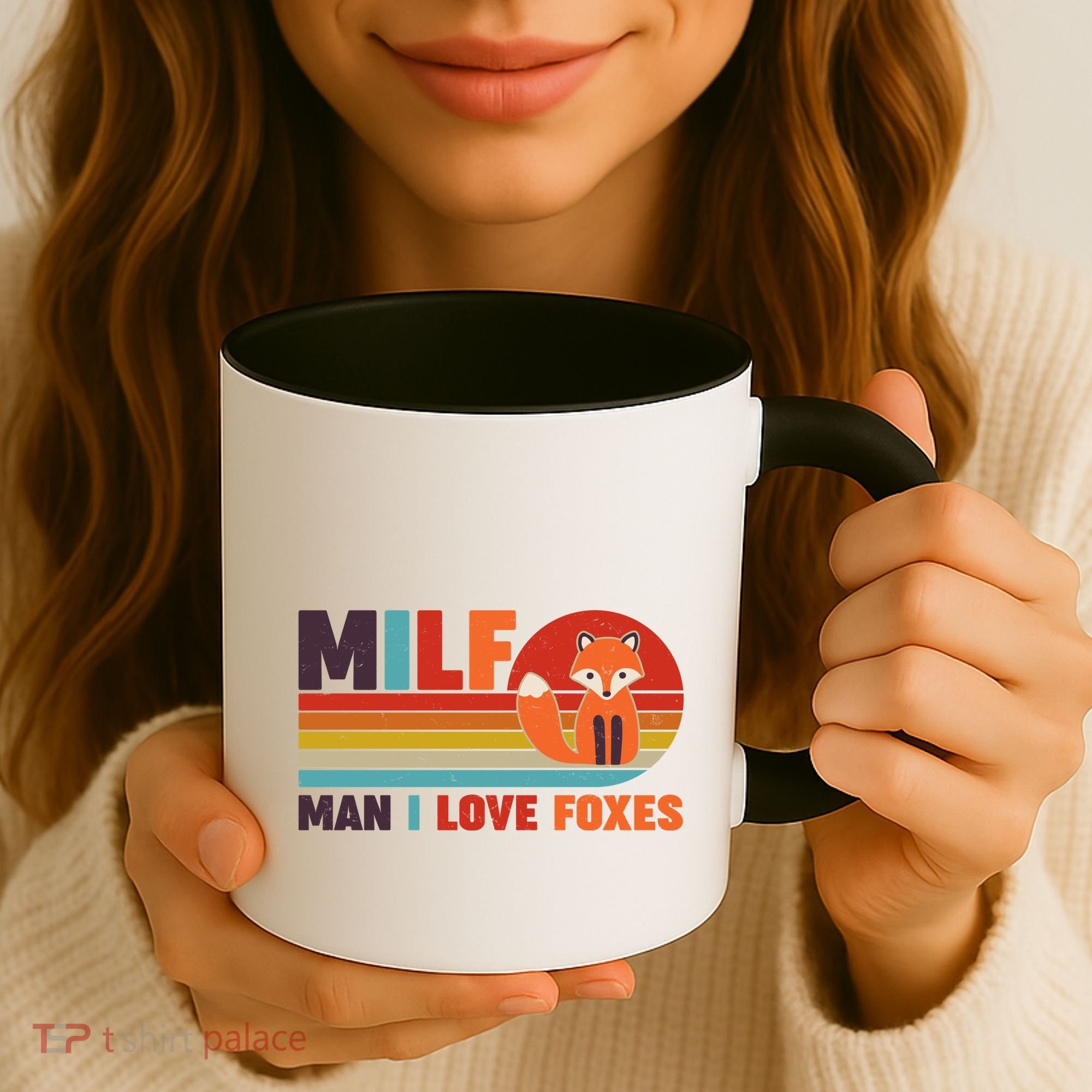 Funny Retro MILF Man I Love Foxes Coffee Mug