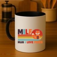 Funny Retro MILF Man I Love Foxes Coffee Mug thumb 4