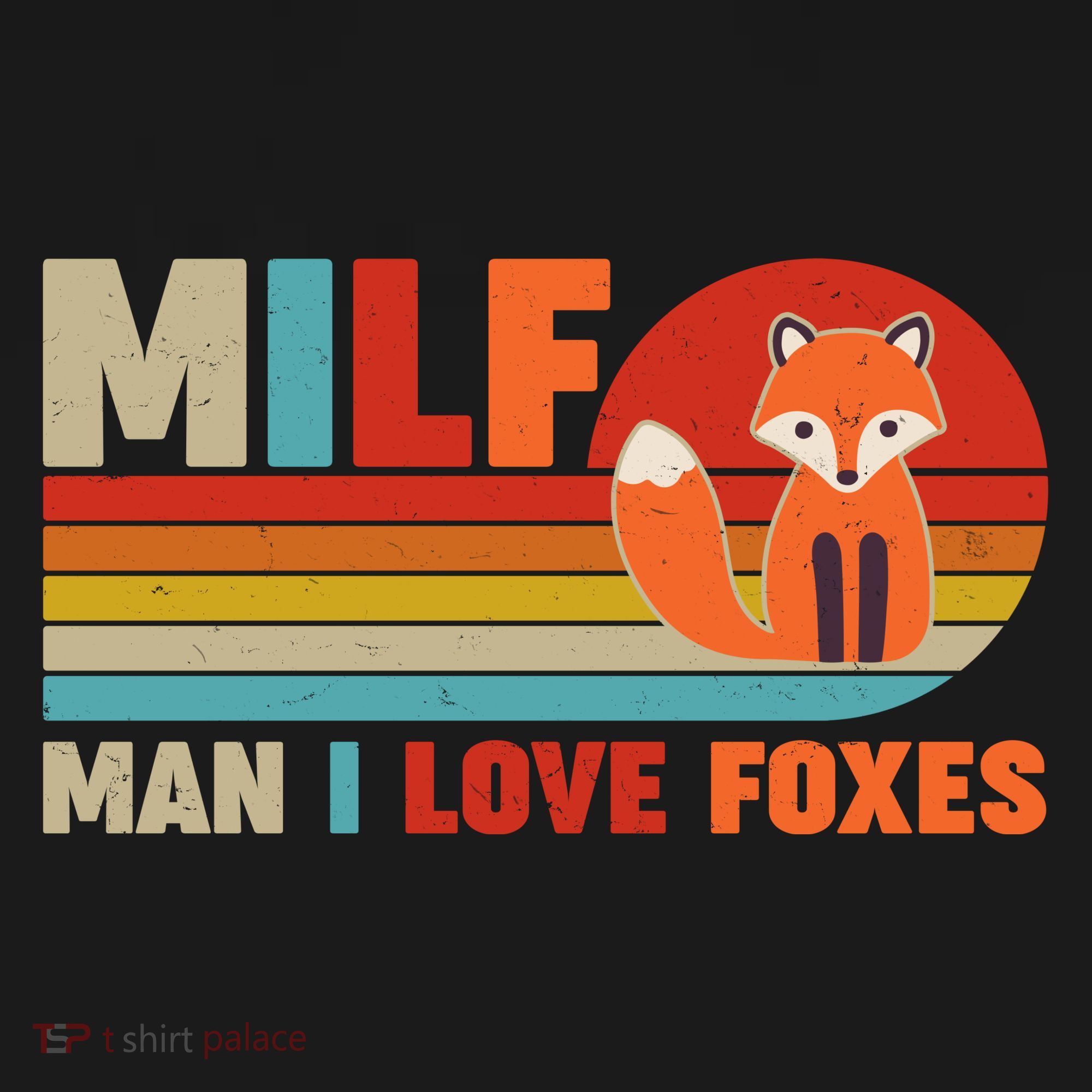 Funny Retro MILF Man I Love Foxes Ornament
