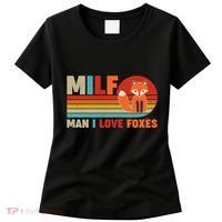 Funny Retro MILF Man I Love Foxes Women's T-Shirt thumb 0