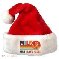 Funny Retro MILF Man I Love Foxes Santa Hat thumb 0