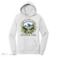 Floral Rocky Mountain National Park Hiking Camping Outdoor Women's Hoodie thumb 0