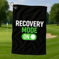 Funny Recovery Mode On Golf Towel thumb 1