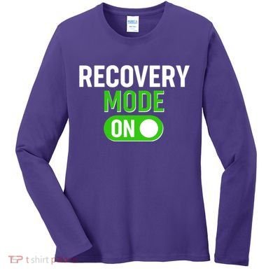 Funny Recovery Mode On Women's Long Sleeve Shirt