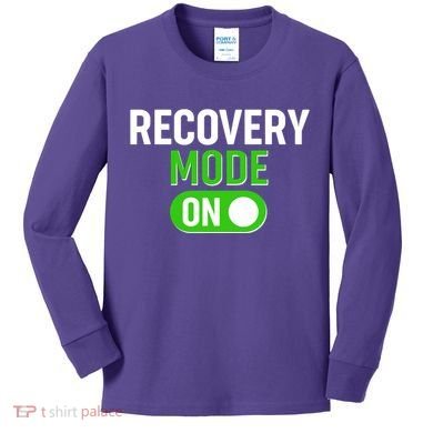 Funny Recovery Mode On Kids Long Sleeve Shirt