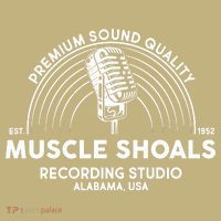 Funny Retro Muscle Shoals Recording Studio Alabama USA Logo T-Shirt thumb 7